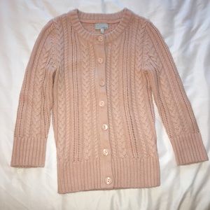 Nordstrom Tildon Light Pink Cardigan Sweater